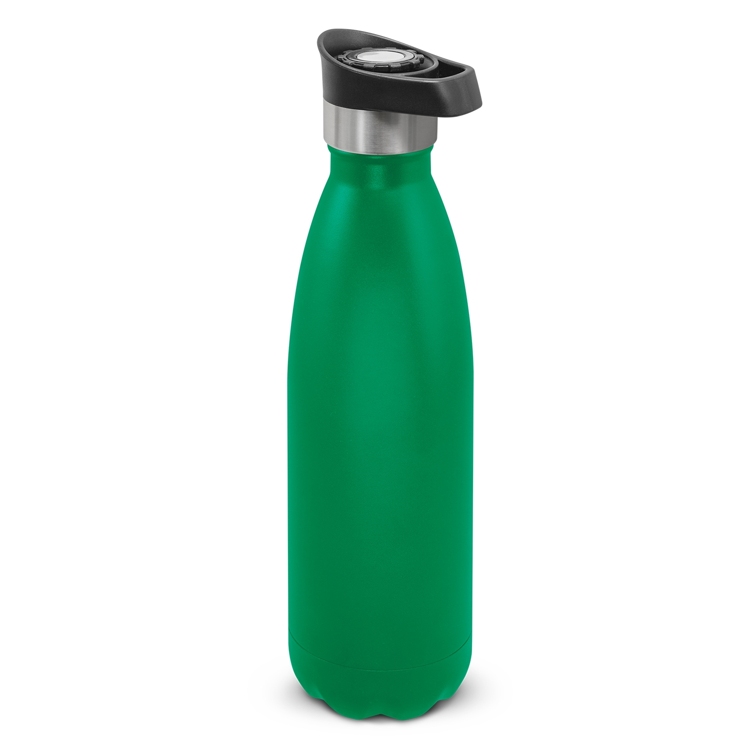 Rossarden Mirage Powder Coated Vacuum Bottle Push Button Lid kelly green Rossarden Mirage Powder Coated Vacuum Bottle Push Button Lid kelly green