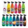 Rossarden Mirage Powder Coated Vacuum Bottle Push Button Lid main Rossarden Mirage Powder Coated Vacuum Bottle Push Button Lid main