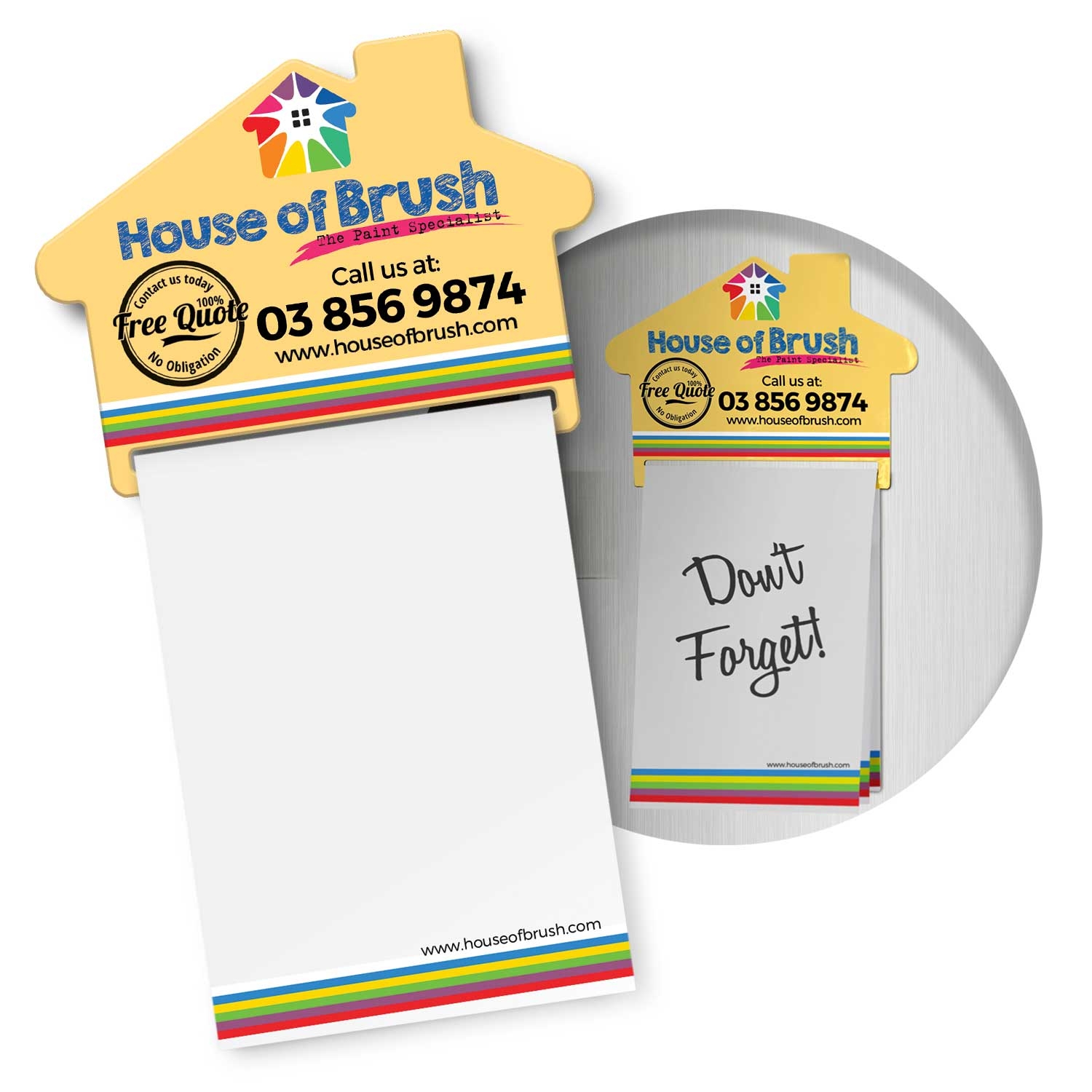 Sorell Magnetic House Memo Pad A7 Full Colour main Sorell Magnetic House Memo Pad A7 Full Colour main