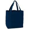 aberdeen non woven shopping tote bag navy blue
