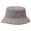 argile bucket hat sandwich trim grey black argile bucket hat sandwich trim grey black