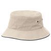 argile bucket hat sandwich trim natural navy argile bucket hat sandwich trim natural navy
