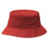 argile bucket hat sandwich trim red white argile bucket hat sandwich trim red white