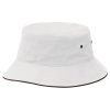 argile bucket hat sandwich trim white black argile bucket hat sandwich trim white black