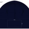 branded polar fleece beanie branding template
