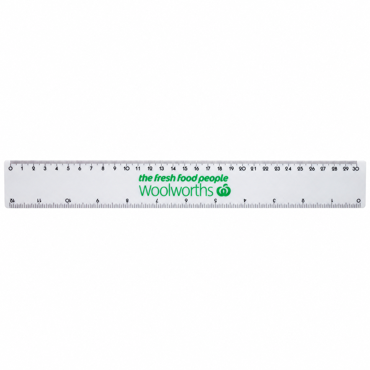 Clean Woolworths measuring ruler
