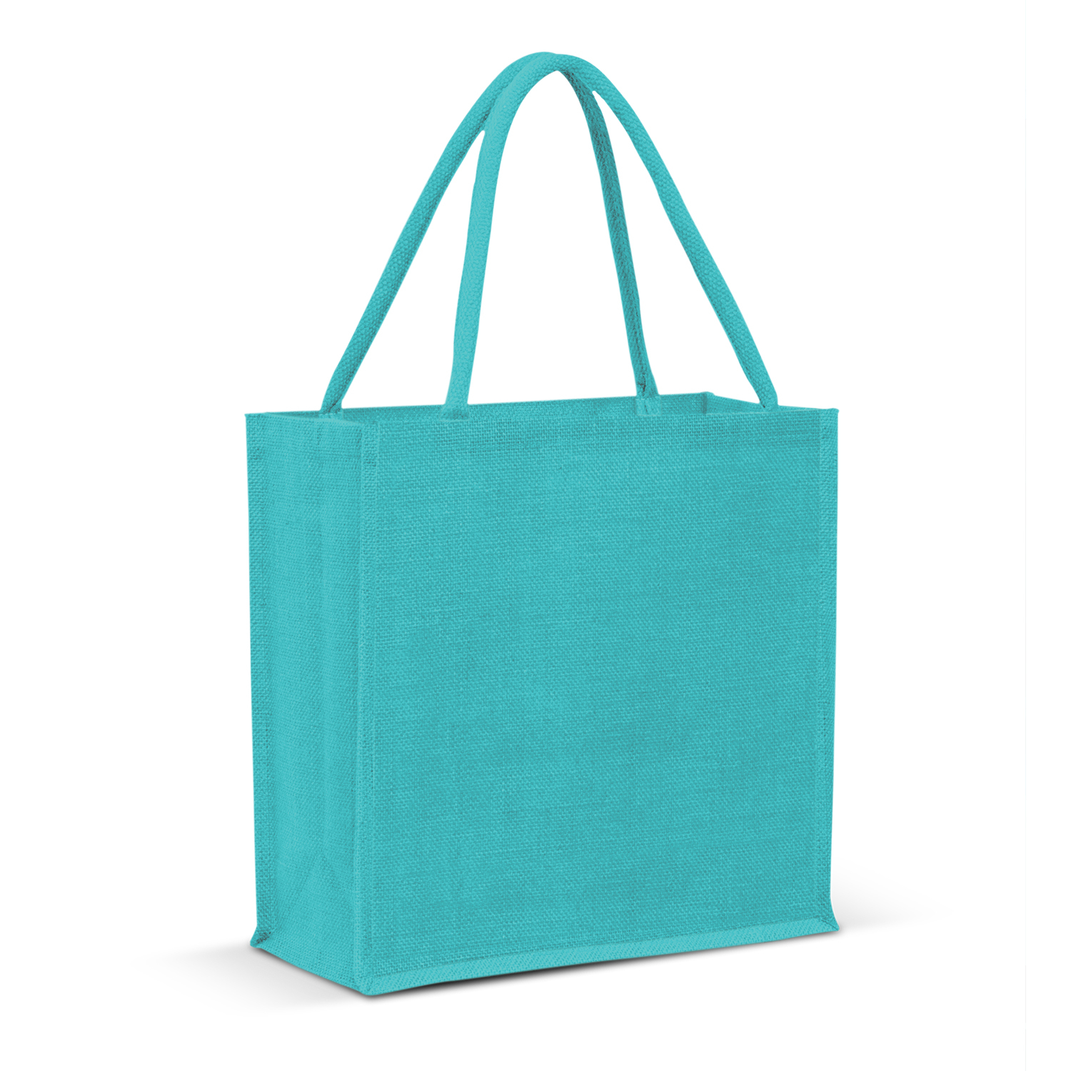 emerald jute tote bag light blue emerald jute tote bag light blue