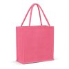 emerald jute tote bag pink emerald jute tote bag pink