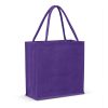 emerald jute tote bag purple emerald jute tote bag purple