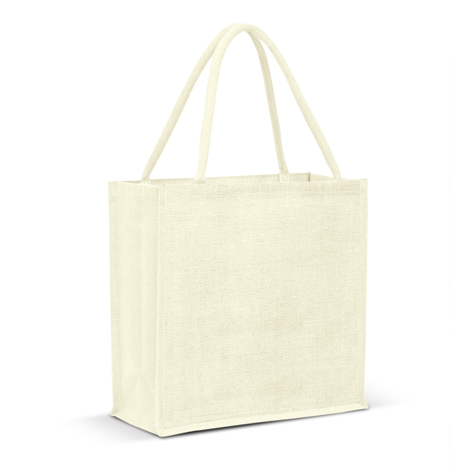 emerald jute tote bag white emerald jute tote bag white