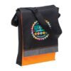 Enmore Vertical Leading Edge Satchel orange decorated