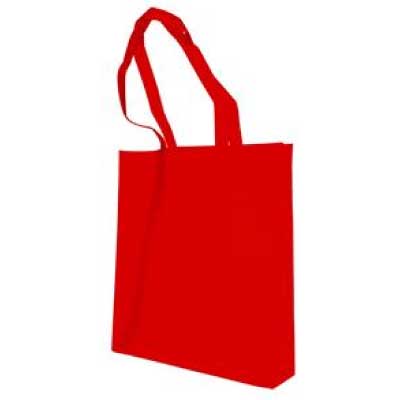 fallow non woven bag gusset red fallow non woven bag gusset red