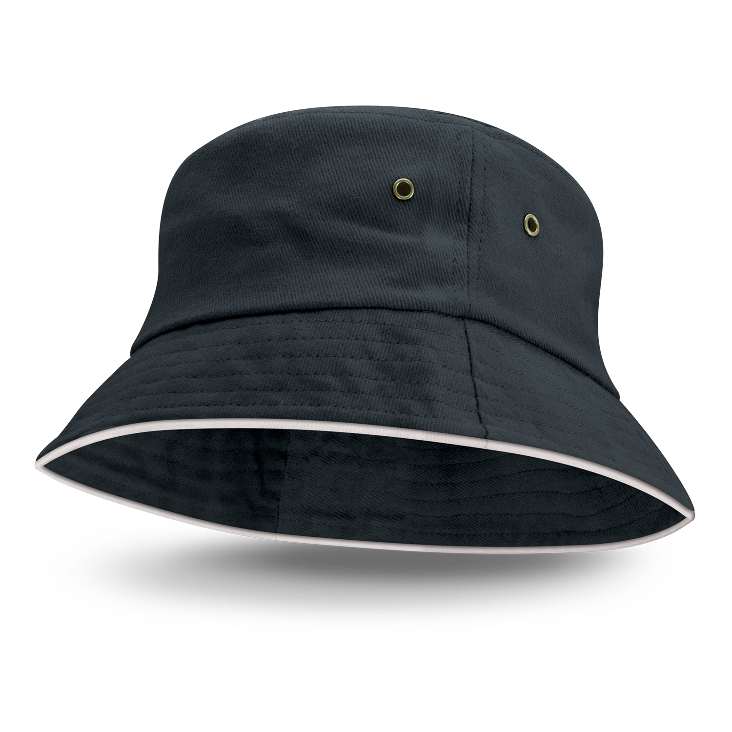 fraser bucket hat white sandwich trim navy blue fraser bucket hat white sandwich trim navy blue