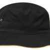 gingerah bucket hat black gold