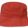 gingerah bucket hat red white