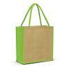 hamlyn jute tote bag bright green hamlyn jute tote bag bright green