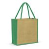 hamlyn jute tote bag green hamlyn jute tote bag green
