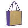 hamlyn jute tote bag purple hamlyn jute tote bag purple
