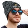 hampden heather knit beanie feature