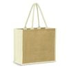haslewood jute tote bag white haslewood jute tote bag white