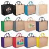 juna eco jute tote with gusset main juna eco jute tote with gusset main
