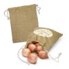 kakadu jute produce bag medium in action 2 kakadu jute produce bag medium in action 2