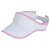 kilda sports visor white light pink