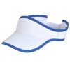 kilda sports visor white royal blue