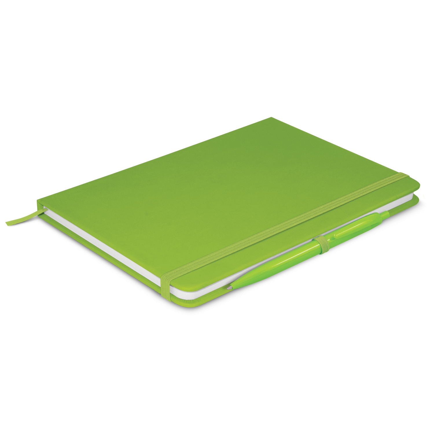 kingscote omega notebook with pen bright green kingscote omega notebook with pen bright green