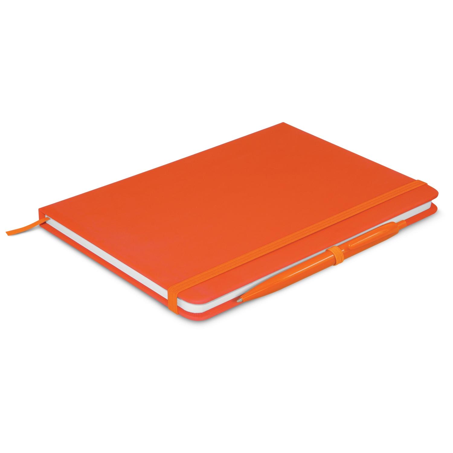 kingscote omega notebook with pen orange kingscote omega notebook with pen orange