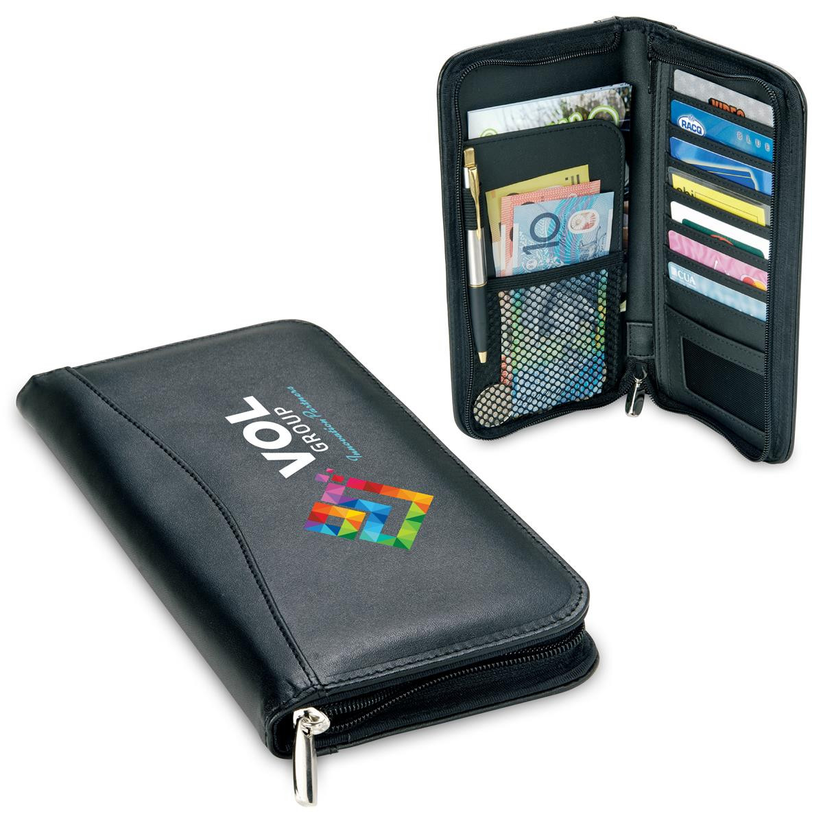 kunanyi bonded leather travel wallet logo example kunanyi bonded leather travel wallet logo example