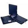 mayfair zip leather compendium blue