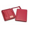 mayfair zip leather compendium red
