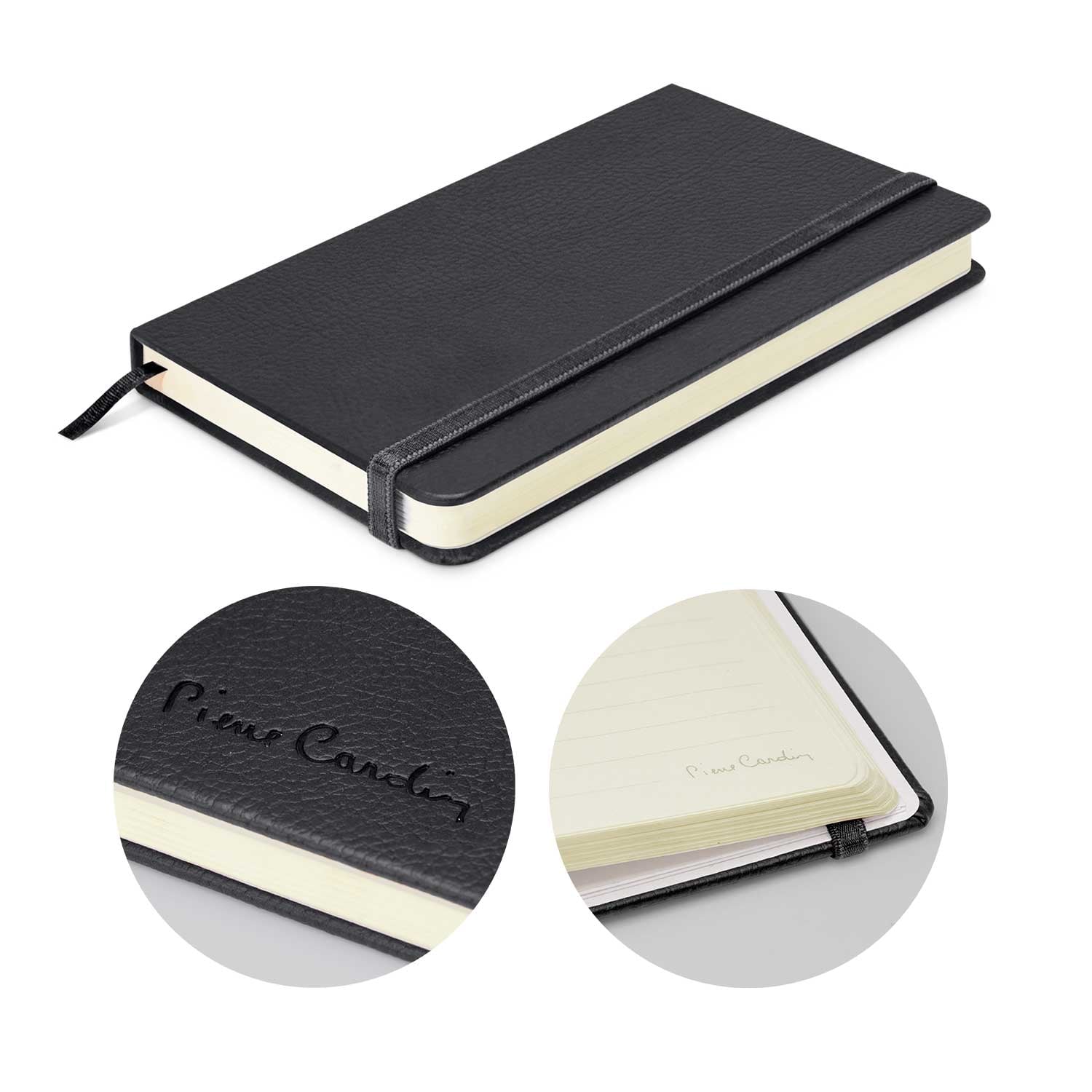 millicent pierre cardin notebook small black millicent pierre cardin notebook small black