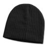 moira cable knit beanie black moira cable knit beanie black