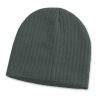 moira cable knit beanie dark grey moira cable knit beanie dark grey