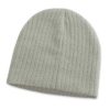 moira cable knit beanie light grey moira cable knit beanie light grey