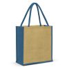 moonee jute tote bag blue moonee jute tote bag blue