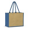 norah jute shopping bag blue norah jute shopping bag blue