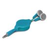 nowra retractable ear buds light blue