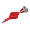 nowra retractable ear buds red