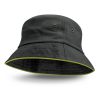 rason bucket hat coloured sandwich trim bright green