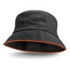 rason bucket hat coloured sandwich trim orange