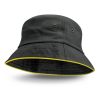 rason bucket hat coloured sandwich trim yellow