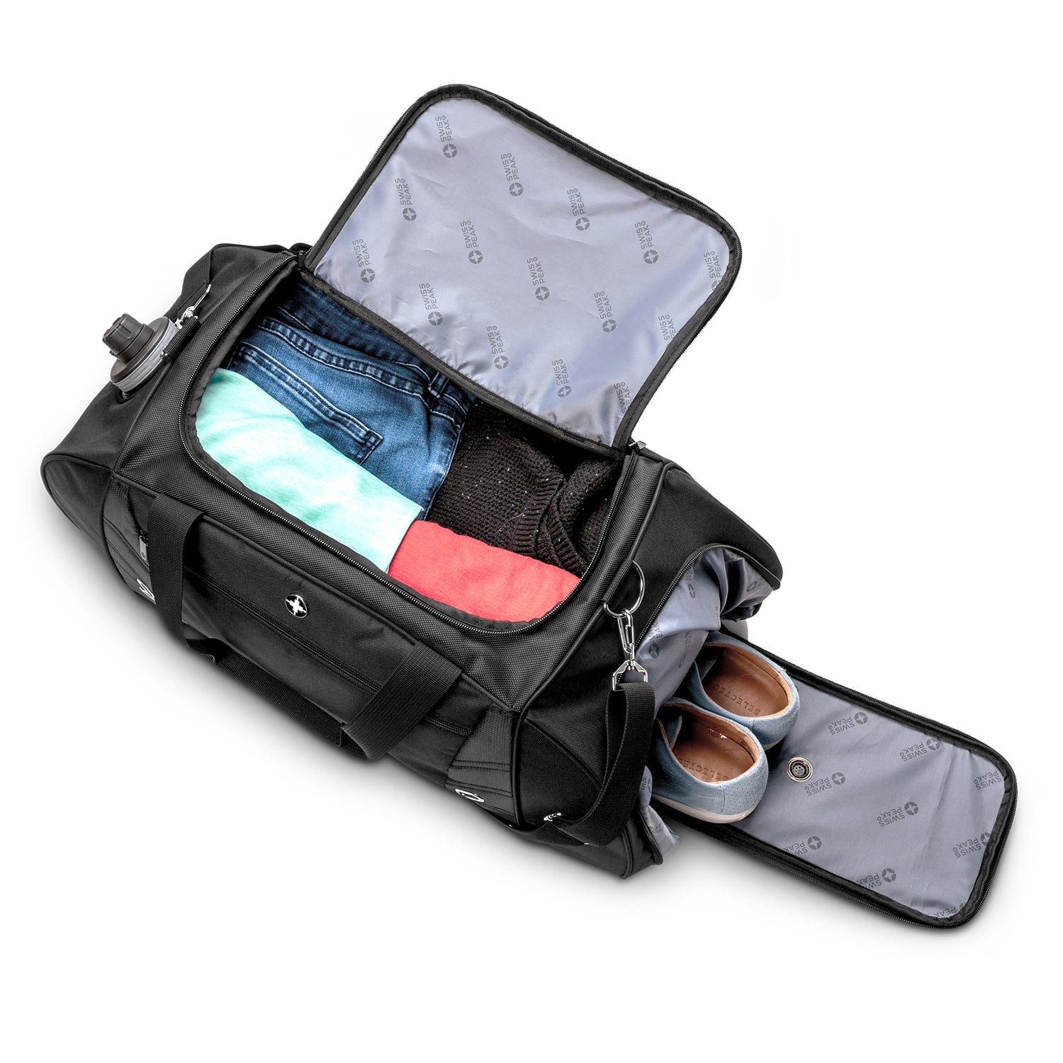 swiss peak weekend travel bag internals swiss peak weekend travel bag internals