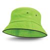 tanami bucket hat black sandwich trim bright green tanami bucket hat black sandwich trim bright green