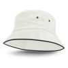 tanami bucket hat black sandwich trim white tanami bucket hat black sandwich trim white