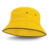 tanami bucket hat black sandwich trim yellow tanami bucket hat black sandwich trim yellow