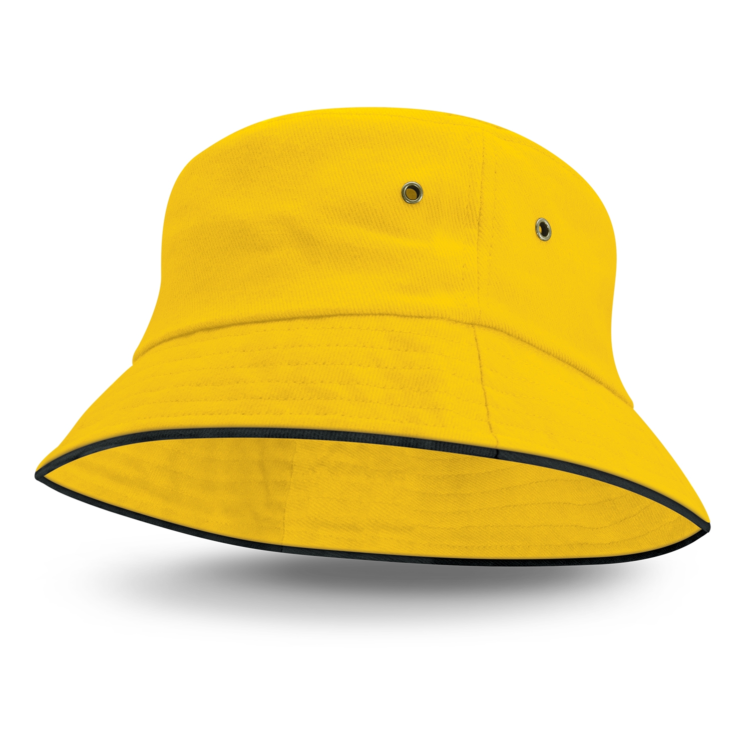 tanami bucket hat black sandwich trim yellow tanami bucket hat black sandwich trim yellow