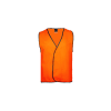 adults basic safety vest orange front adults basic safety vest orange front